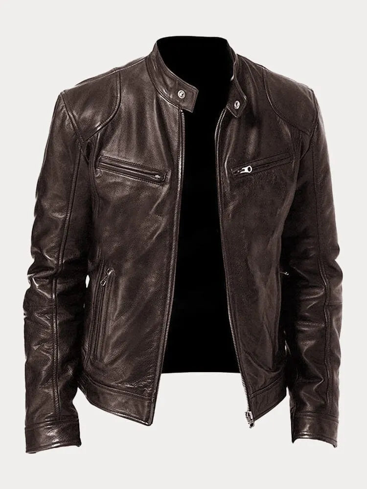 LORENZO® | Casual leather jacket