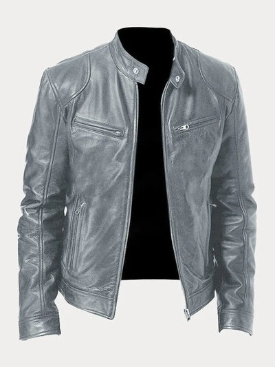 LORENZO® | Casual leather jacket