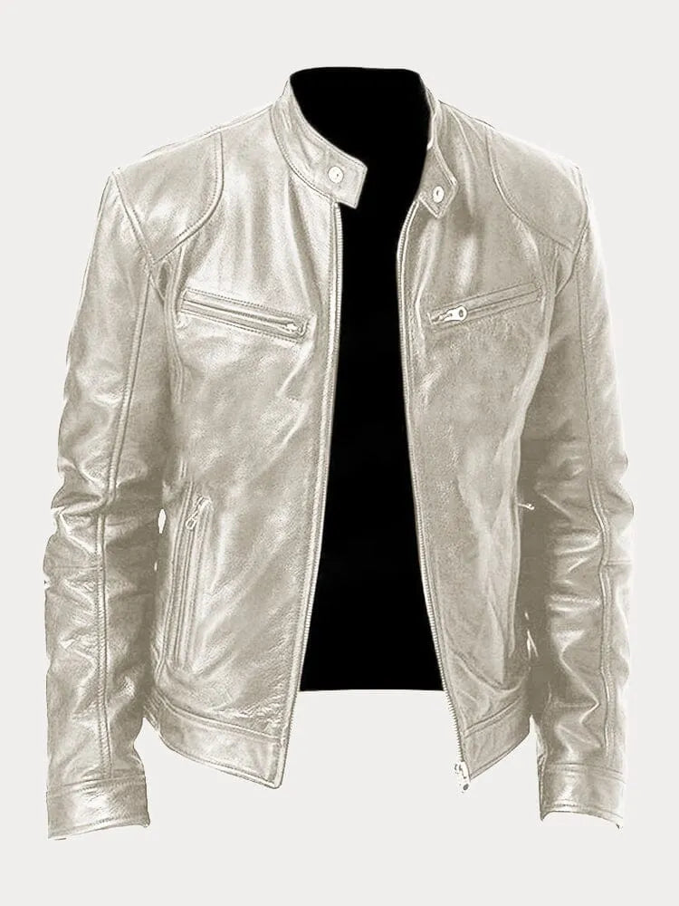 LORENZO® | Casual leather jacket